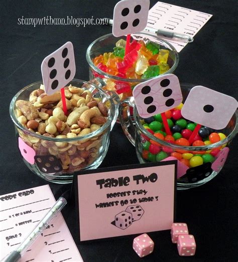 bunco party accessories|food ideas for bunco night.